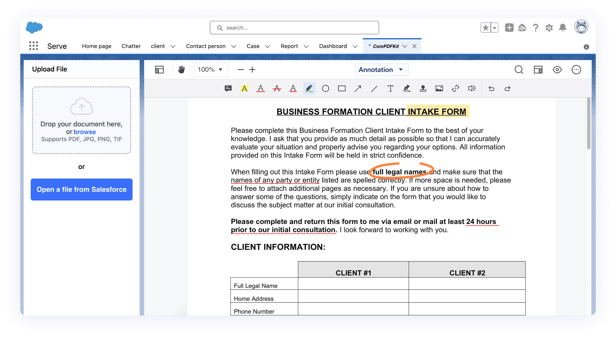 Salesforce 내에서 PDF를 효율적으로 관리하세요 — 서버 처리나 외부 편집기 없이 주석 달기, 편집, 양식 작성, 서명, 암호화 및 PDF 비교 기능을 제공합니다.
